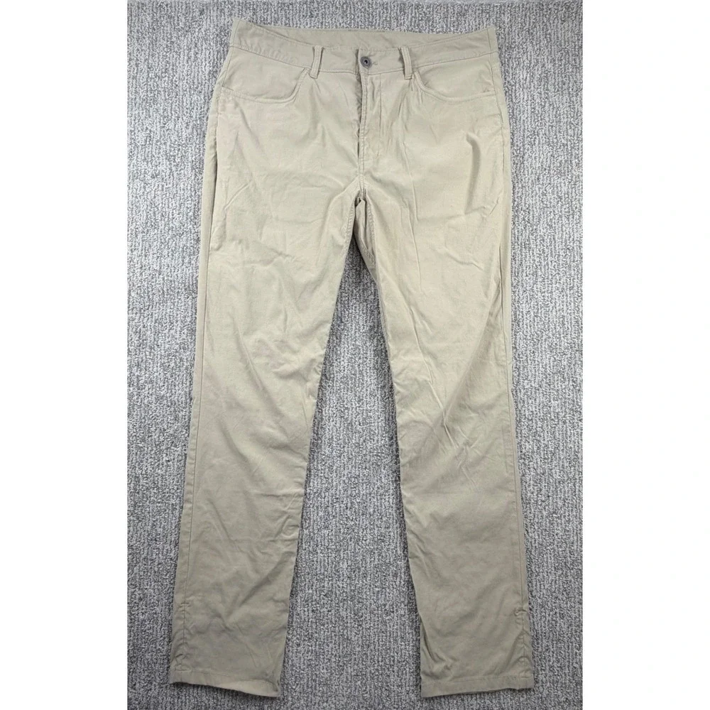 The North Face Motion Pants Mens 36x33 Long Tan Khaki Nylon Blend NF0A7QI2